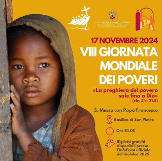 Disponibili i biglietti per la Giornata Mondiale dei Poveri 